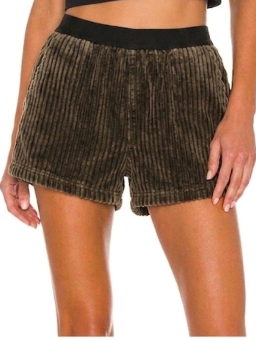 Alexander Wang Corduroy green Women's Shorts
